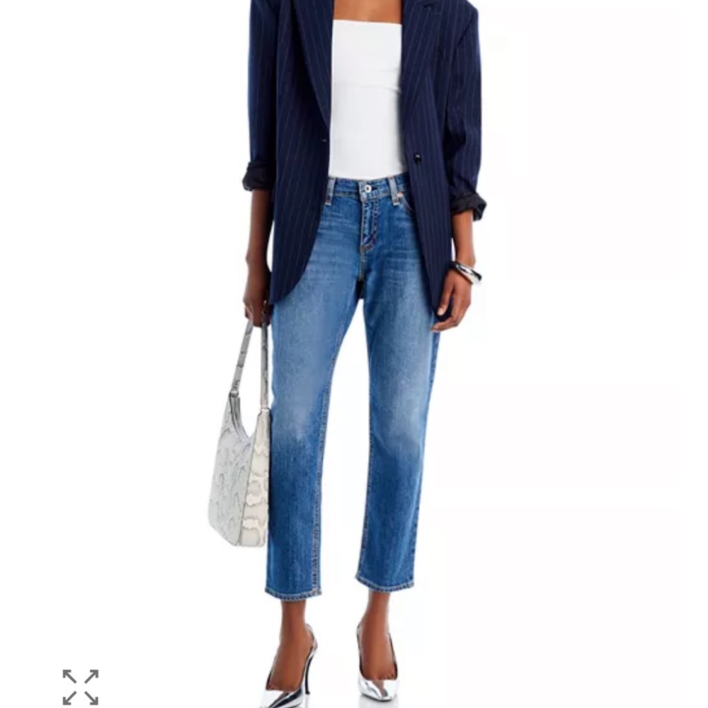 Rag & Bone Dre Low Rise Ankle Slim Boyfriend Marie Jeans Size